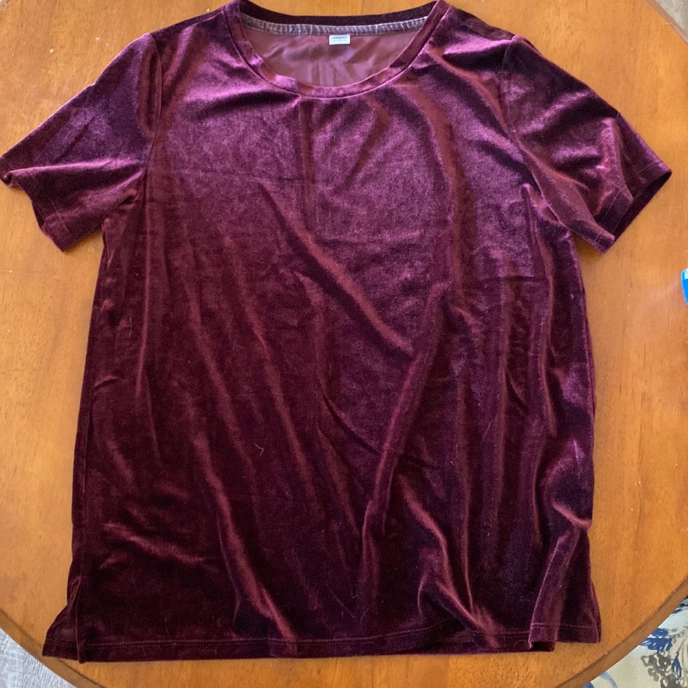 OLD NAVY VELVET TOP